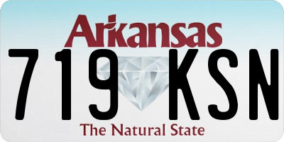 AR license plate 719KSN