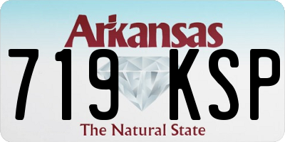 AR license plate 719KSP