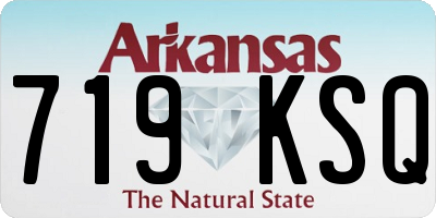 AR license plate 719KSQ
