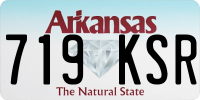 AR license plate 719KSR