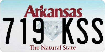 AR license plate 719KSS