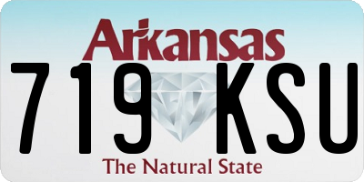 AR license plate 719KSU