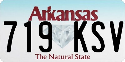 AR license plate 719KSV