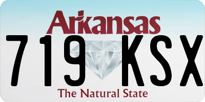 AR license plate 719KSX