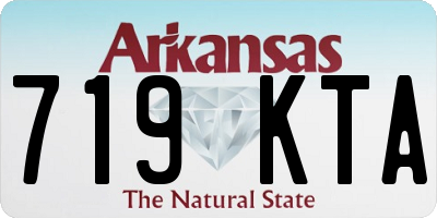 AR license plate 719KTA