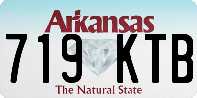 AR license plate 719KTB