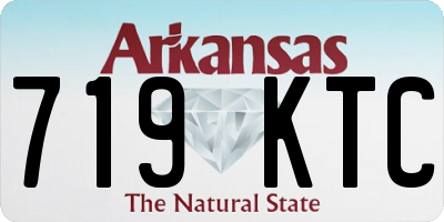 AR license plate 719KTC