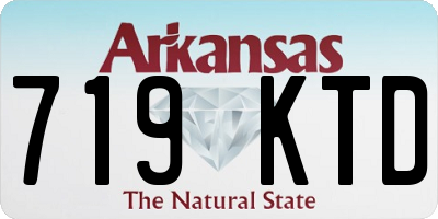 AR license plate 719KTD