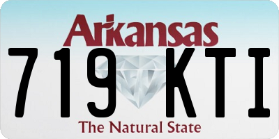 AR license plate 719KTI