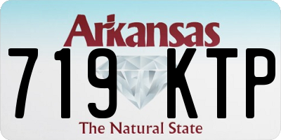 AR license plate 719KTP
