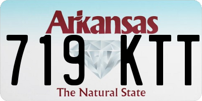 AR license plate 719KTT