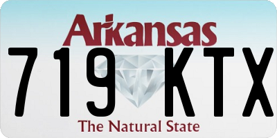 AR license plate 719KTX