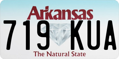 AR license plate 719KUA