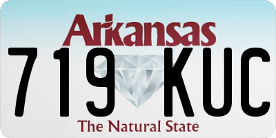 AR license plate 719KUC