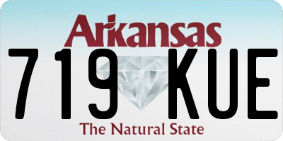 AR license plate 719KUE