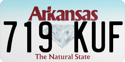AR license plate 719KUF
