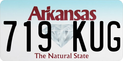AR license plate 719KUG