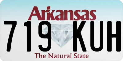 AR license plate 719KUH