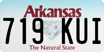 AR license plate 719KUI