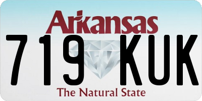 AR license plate 719KUK