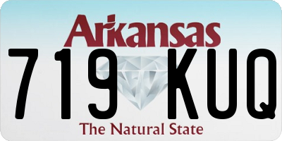 AR license plate 719KUQ