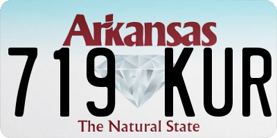AR license plate 719KUR