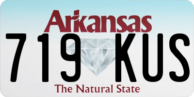 AR license plate 719KUS