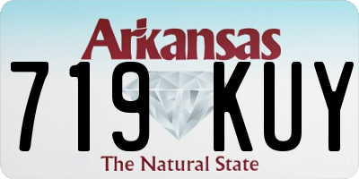AR license plate 719KUY
