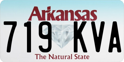 AR license plate 719KVA