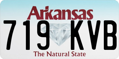 AR license plate 719KVB