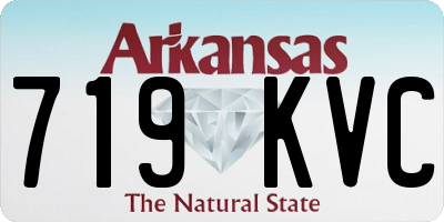 AR license plate 719KVC