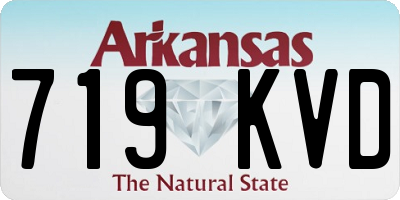 AR license plate 719KVD