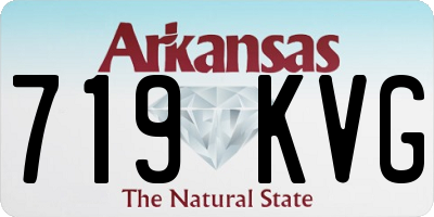 AR license plate 719KVG