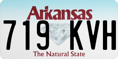 AR license plate 719KVH