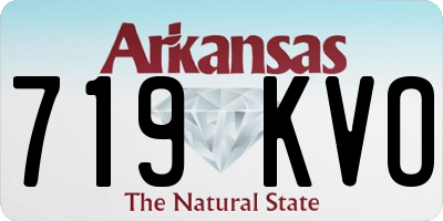 AR license plate 719KVO