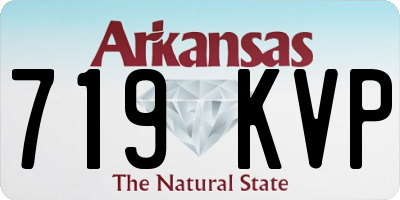 AR license plate 719KVP