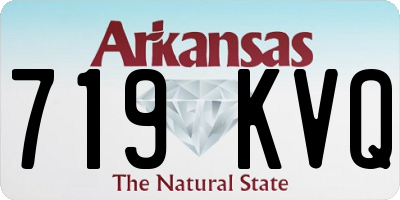 AR license plate 719KVQ