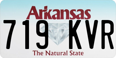 AR license plate 719KVR