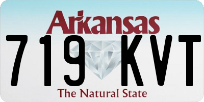 AR license plate 719KVT