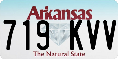 AR license plate 719KVV