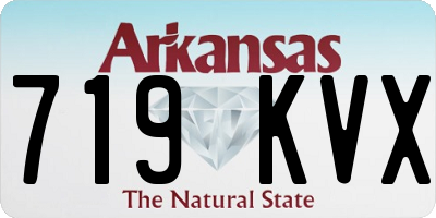AR license plate 719KVX