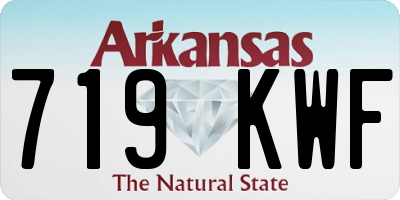 AR license plate 719KWF