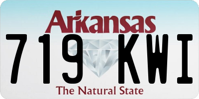 AR license plate 719KWI