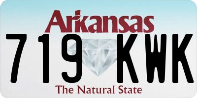 AR license plate 719KWK