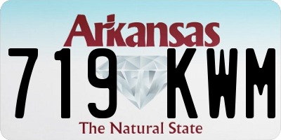 AR license plate 719KWM
