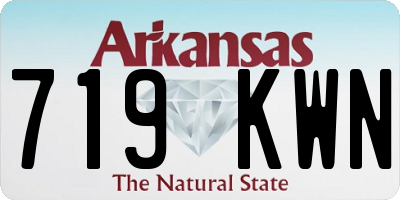 AR license plate 719KWN