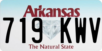 AR license plate 719KWV