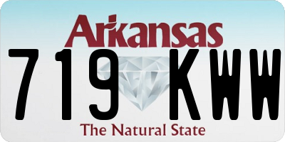 AR license plate 719KWW