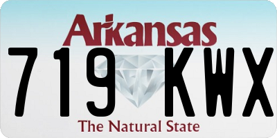 AR license plate 719KWX