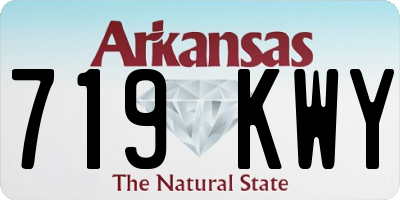 AR license plate 719KWY